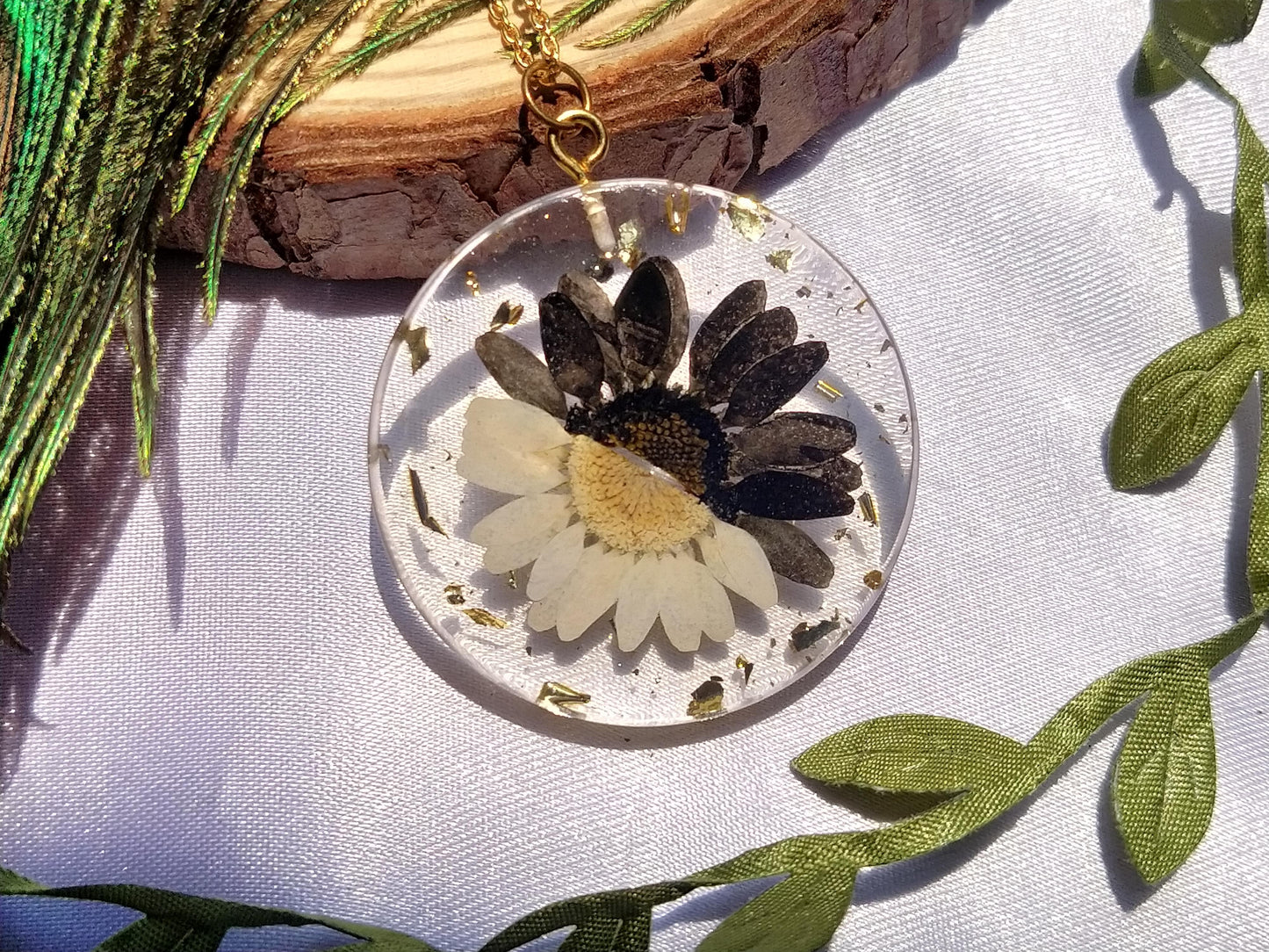 Classic White & Black Daisy