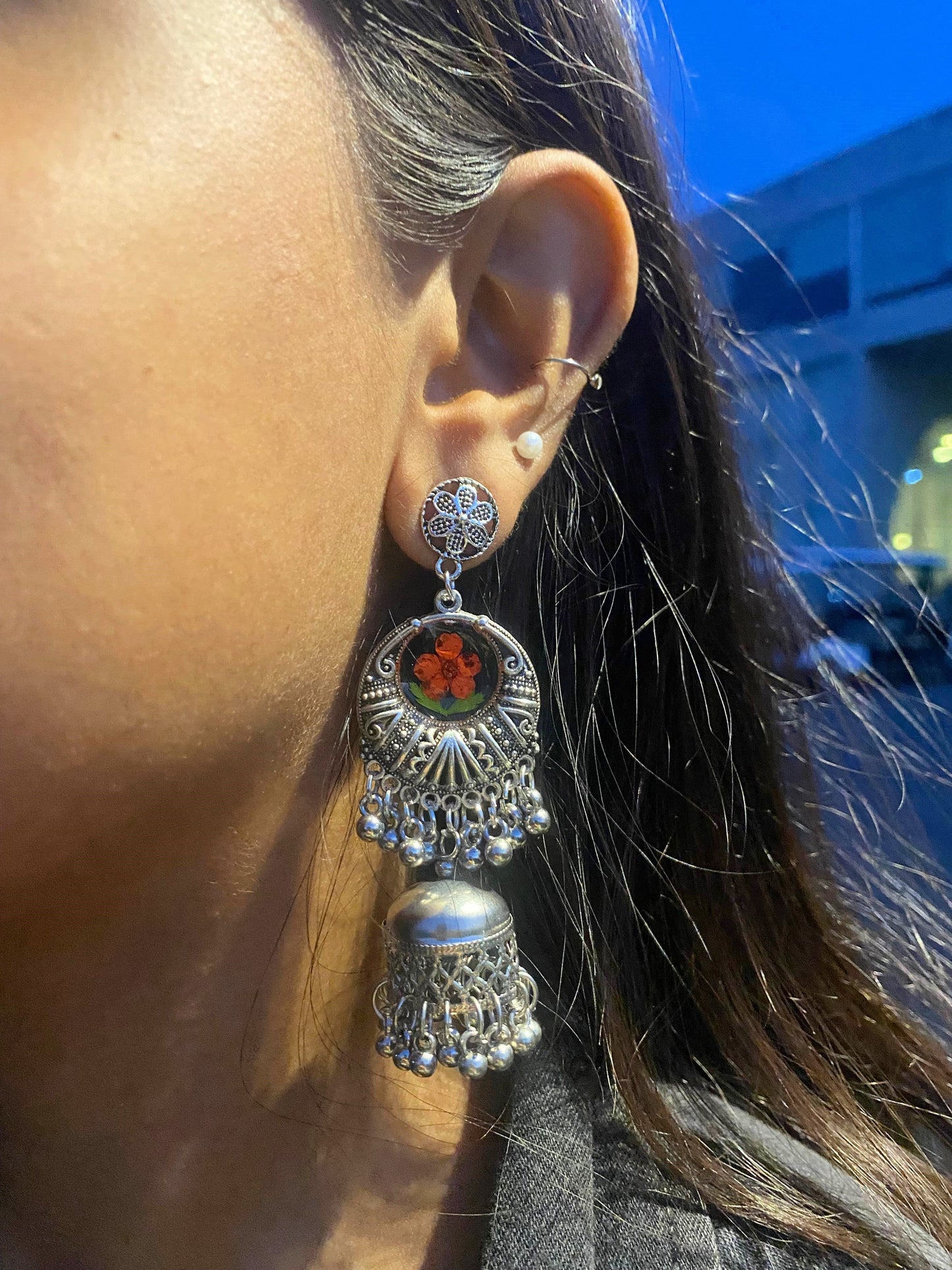 Aurelia Petal Jhumkha