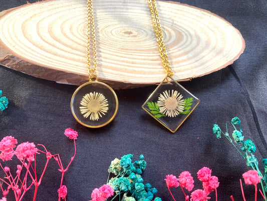 Golden Aster Pendant