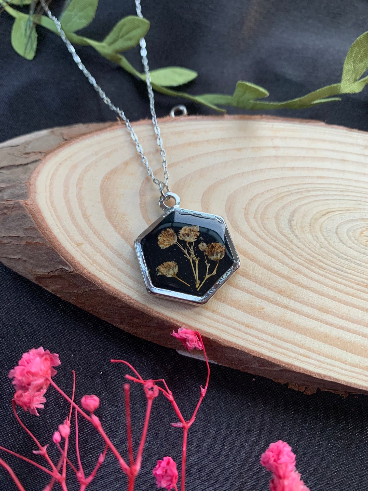 Hexagon Serenity Pendant