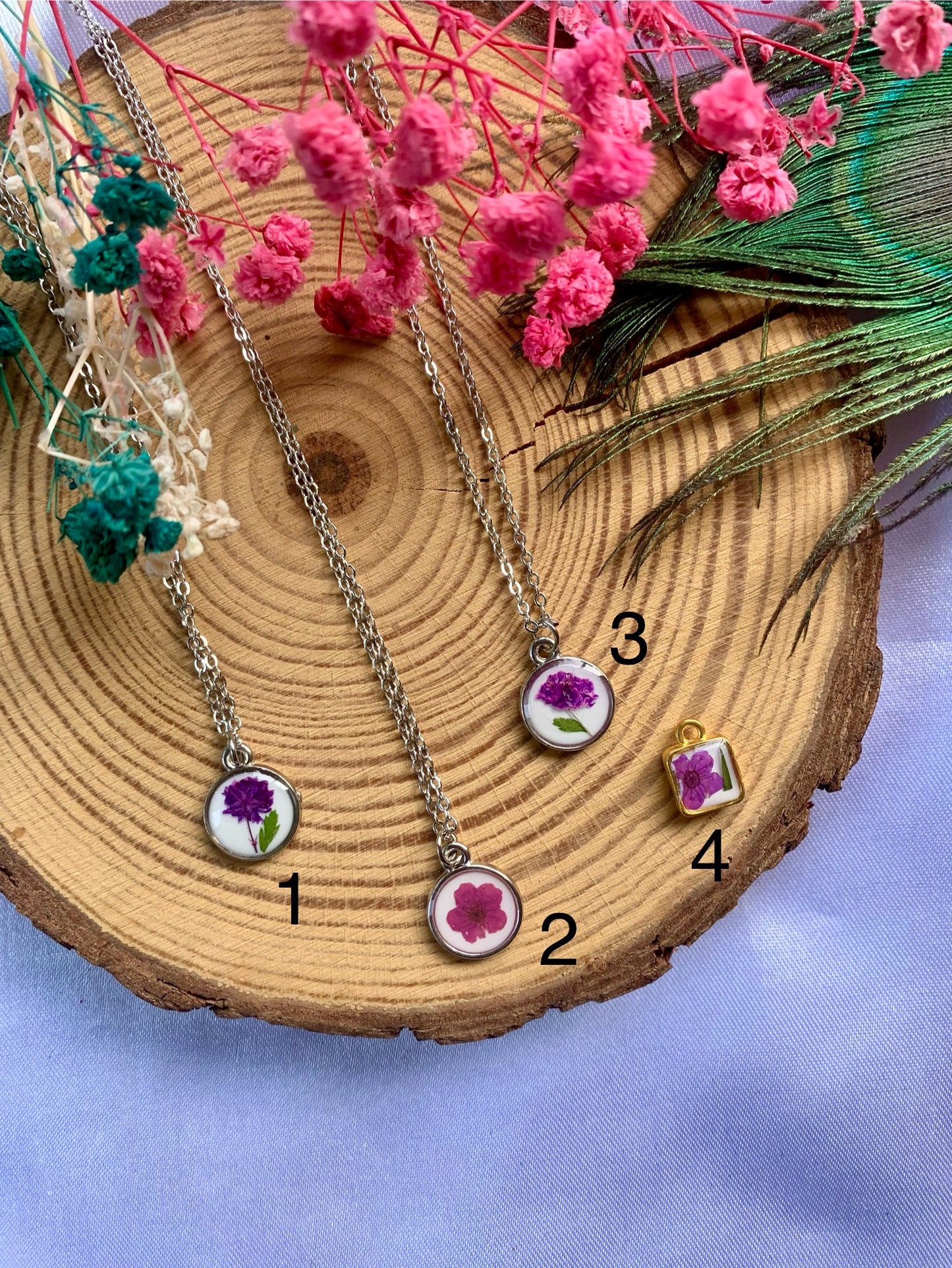 Majestic Bloom Tiny Tot - Purple Flower Elegance