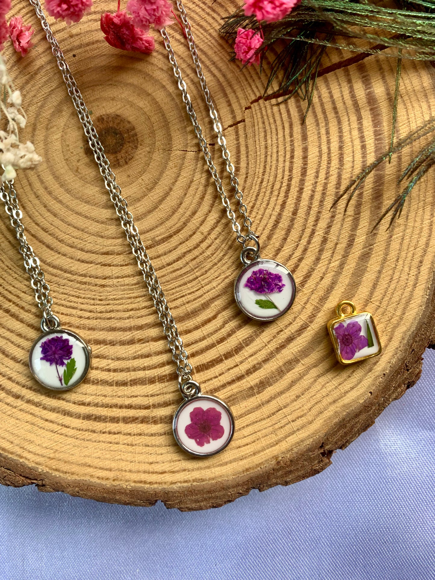 Majestic Bloom Tiny Tot - Purple Flower Elegance