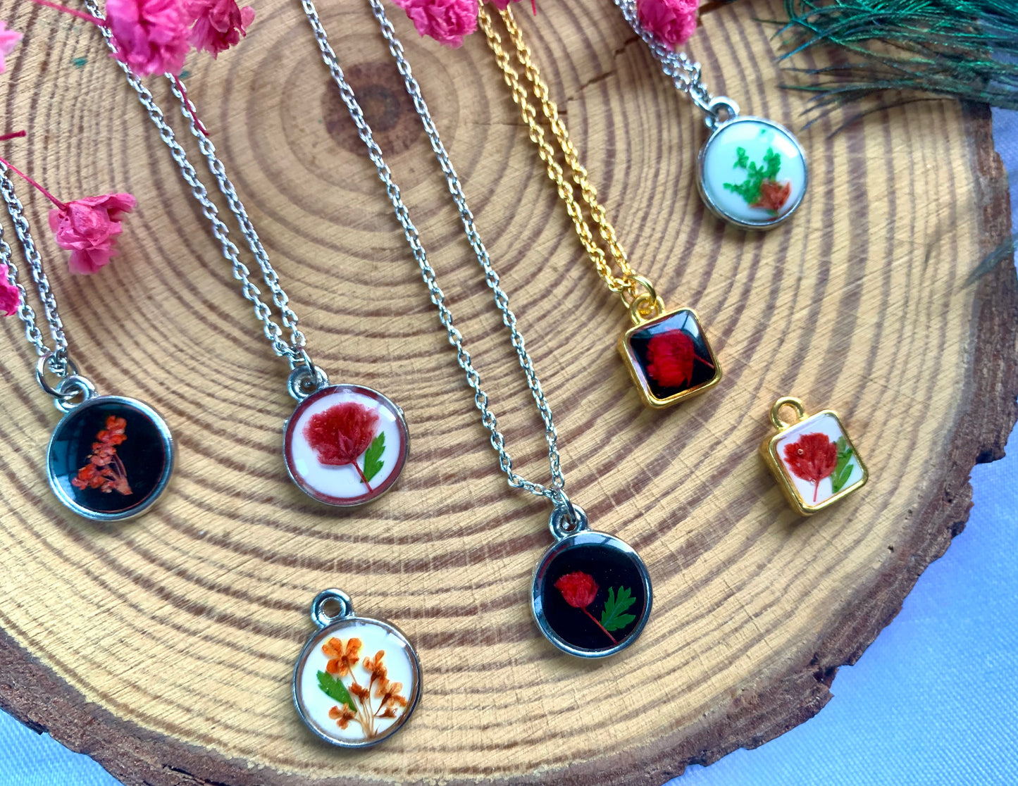 Radiant Bloom Tiny Tot - Red Flower Elegance